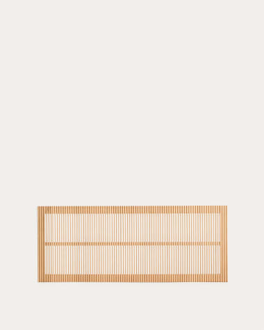 Beyla solid oak wood headboard for bed up to 160 cm FSC 100%