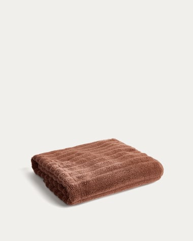 Navira 100% cotton dark brown hand towel 50 x 90cm
