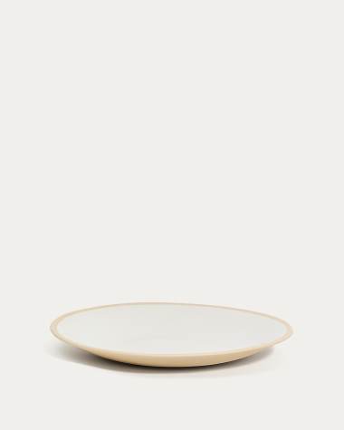 Dessertteller Azir aus Keramik in Beige