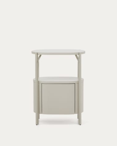 Badezimmermöbel Arely mit Stahlgestell und weiß lackiertem MDF, 60 x 40 cm