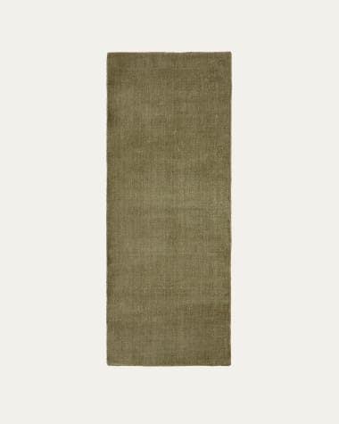 Empuries green runner rug 80 x 200cm