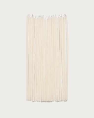 Set Solvin di 20 candele beige