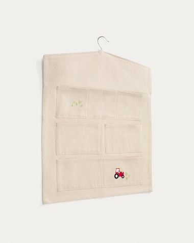 100% cotton hanging organiser for the Pecky wardrobe, 40 x 55 cm