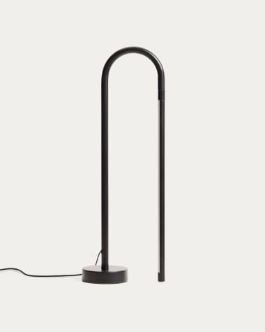 Bow black aluminium table lamp
