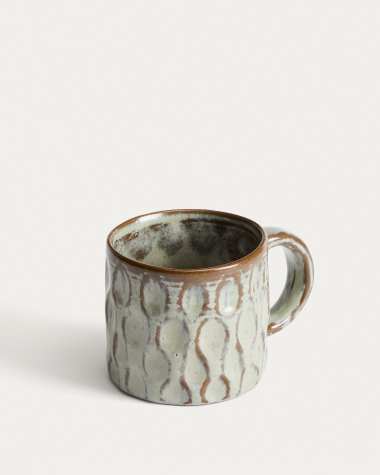 Alenia mug in grey ceramic
