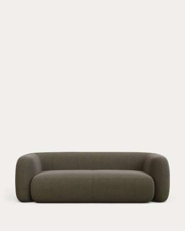 Martina green bouclé 3-seater sofa 246cm FSC Mix Credit