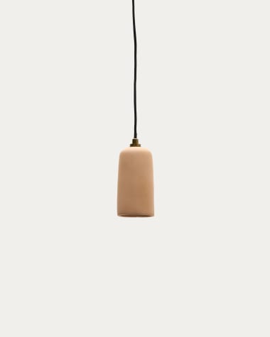 Lampada da soffitto Madsen in terracotta Ø8 cm