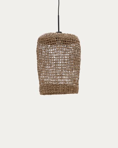 Laiar Schirm für Deckenlampe aus Rattan mit naturfarbenem Finish Ø 27 cm