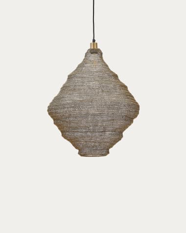 Sarraco gold metal ceiling lamp Ø 48,5 cm