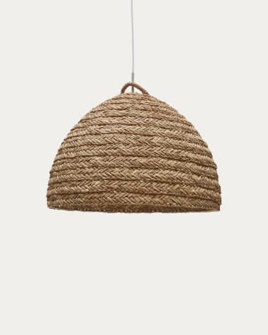 Paralume per lampada da soffitto Fonteta in fibre naturali finitura naturale Ø 60 cm