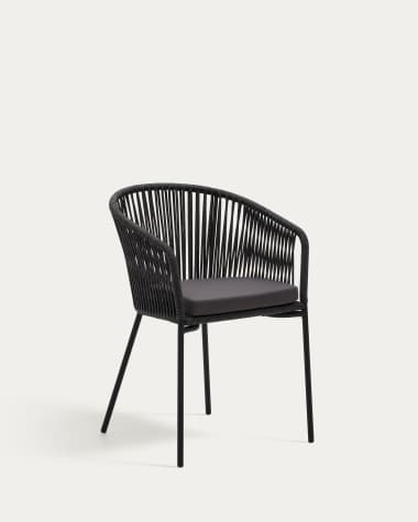 Dalias steel structure in dark grey for hanging chairs