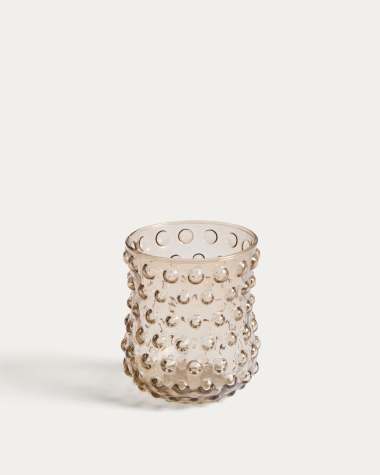Evoria wine glass with brown relief 30 cl