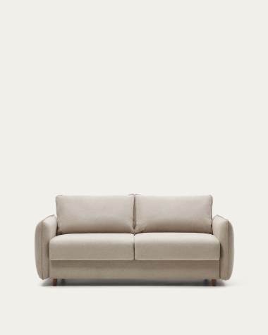 Gilda tempered glass and metal coffee table with a matte black finish, Ø 80 cm
