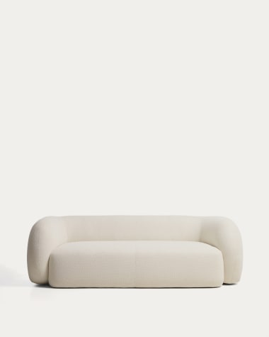 Martina ecru chenille cushion 60 x 52cm