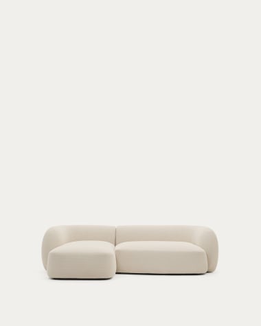 Martina ecru chenille cushion 52 x 52cm