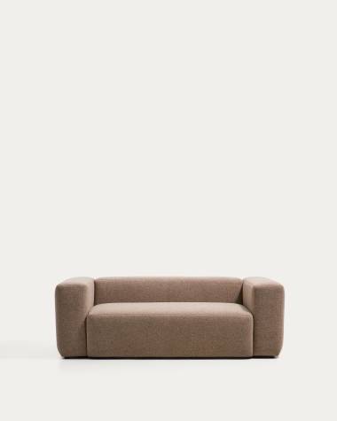 Blok beige chenille cushion 40 x 60cm