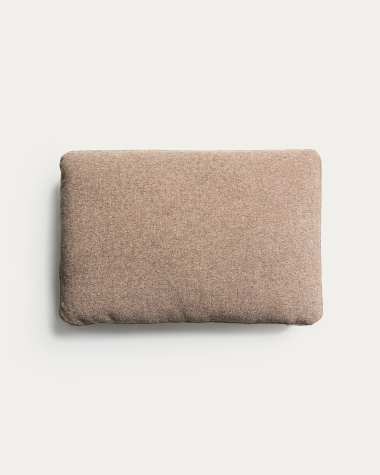 Blok beige chenille cushion 40 x 60cm