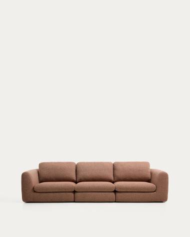 Martina ecru chenille cushion 47 x 36cm