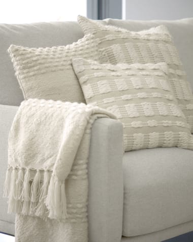 Beva white blanket 125 x 150 cm