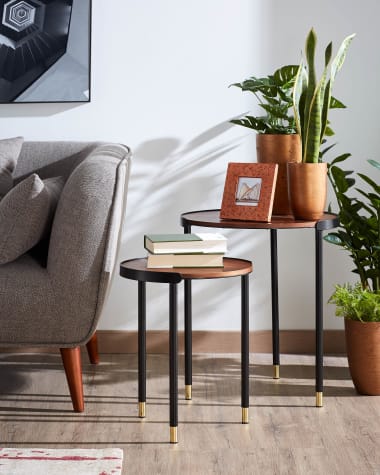 Anabel side tables Ø 50 / Ø 38 cm