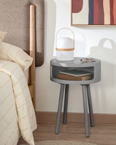 Grey Kurb B side table Ø 40 cm