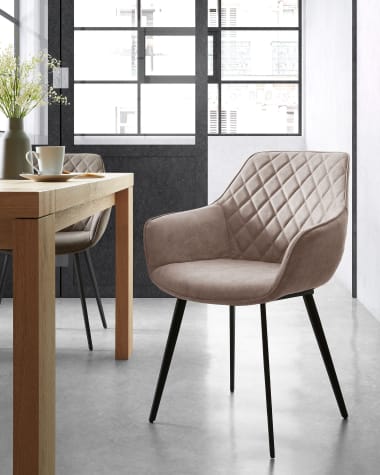 Amira chair in light grey