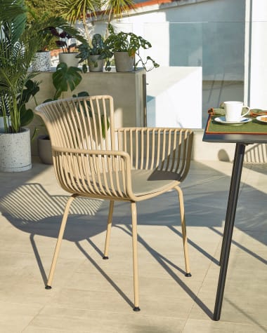 Surpika outdoor chair in beige