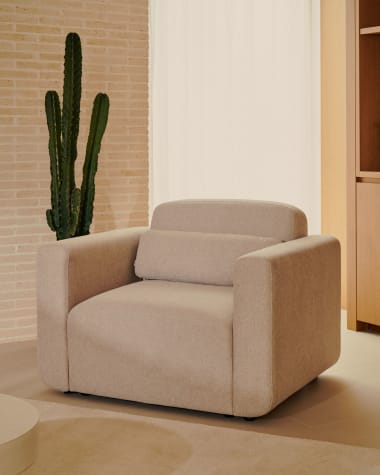 Neom modular armchair in beige