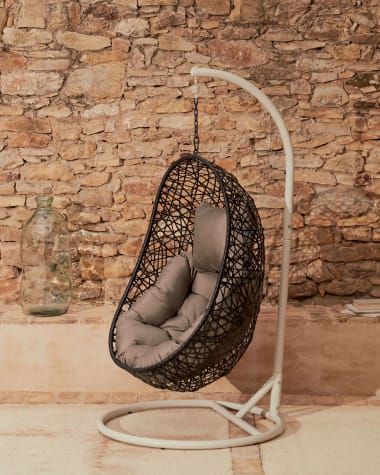 Dalias light grey steel structure for hanging chair