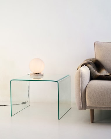 Burano glass side table 60 x 60 cm