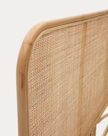 Tête de lit Quiterie en rotin naturel 150/160 cm