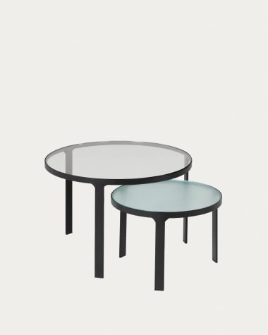 Set Oni di 2 tavolini Ø 70 cm / Ø 50 cm