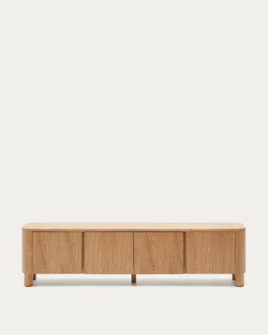 Salaya TV-Möbel aus Eschenfurnierholz 200 x 52 cm