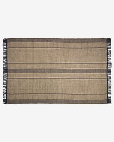 Tapis Brunilda noir et brun 200 x 300 cm