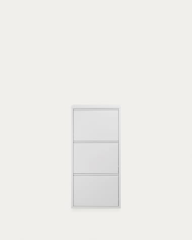 Meuble chaussures Ode 50 x 103 cm 3 portes blanc