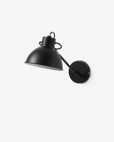 Offelis Wandleuchte, schwarz