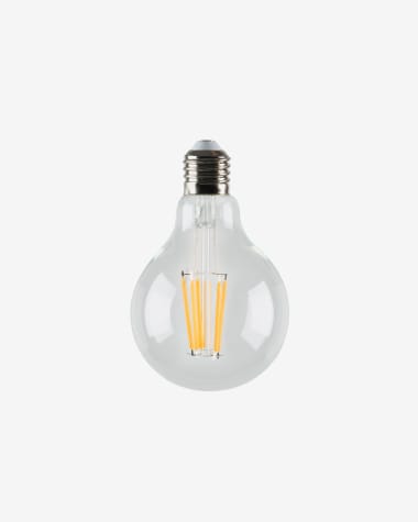 Żarówka LED E27 4 W i 80 mm ciepłe światło