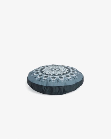 Grey Ashleen pouf Ø 60 cm
