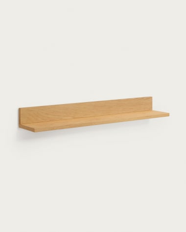 Étagère Abilen en placage de chêne 80 x 15 cm FSC 100 %