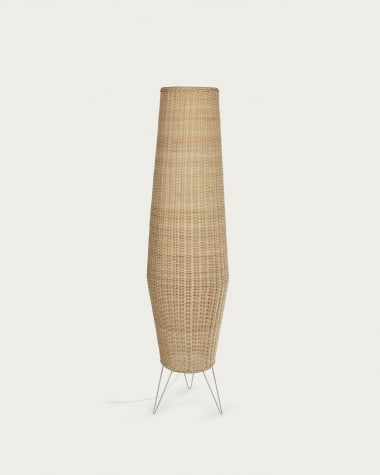 Kamaria large rattan table lamp with natural finish