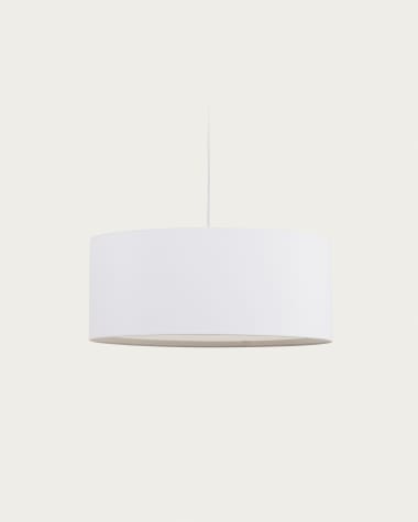 Santana Lampenschirm weiß mit weißem Diffusor Ø 50 cm