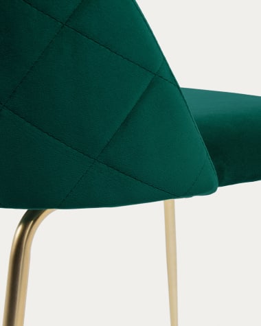 Green velvet Ivonne chair