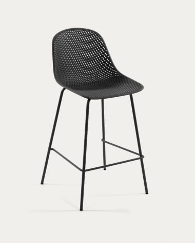 Taboret ogrodowy Quinby szary wysokość 75 cm
