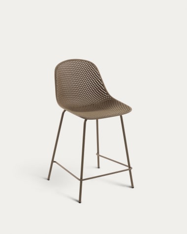 Taboret ogrodowy Quinby beżowy wysokość 65 cm