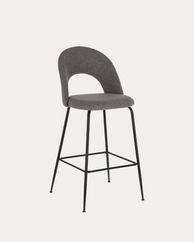 Mahalia dark grey stool height 63 cm