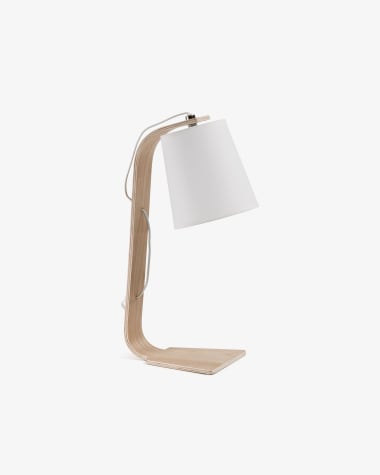 Repcy table lamp made of oak veener