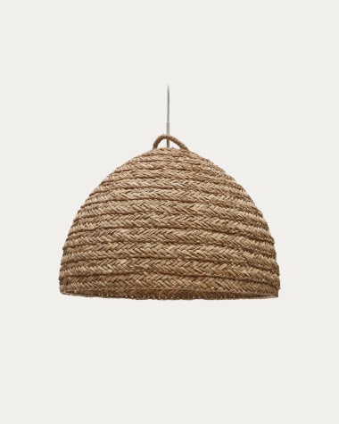 Fonteta Lampenschirm für Pendelleuchte aus Naturfasern mit natürlchem Finish Ø 60 cm
