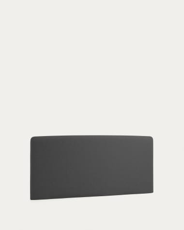 Dyla headboard with removable cover in black, for 150 cm bed FSC Mix Credit