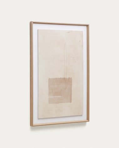 Sormina picture with a brown square 60 x 90 cm