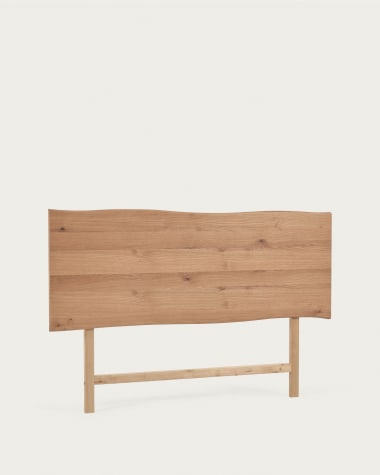 Tête de lit Rasha en placage de chêne finition naturelle pour lit de 160 cm